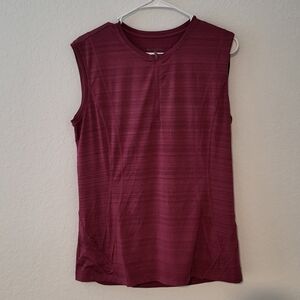 Athleta Pacifica Illume Fitted Tank in Raspberry